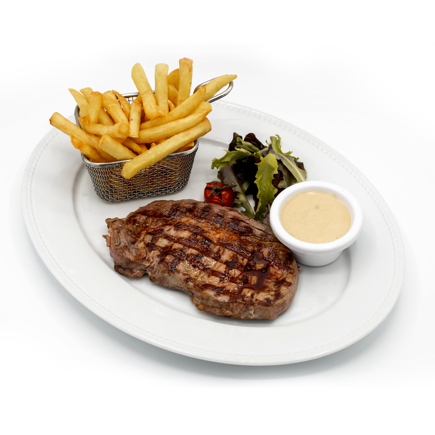 Entrecôte grillée Angus (300gr) & frites