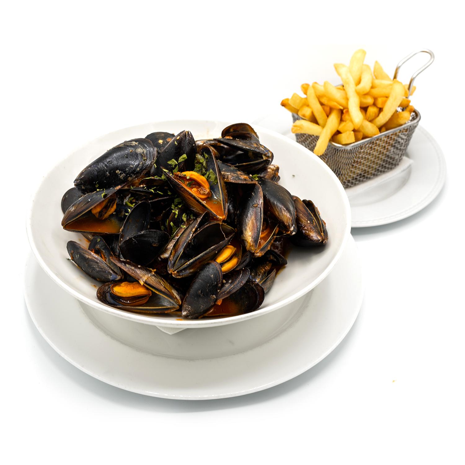 Moules à la Calabraise & frites