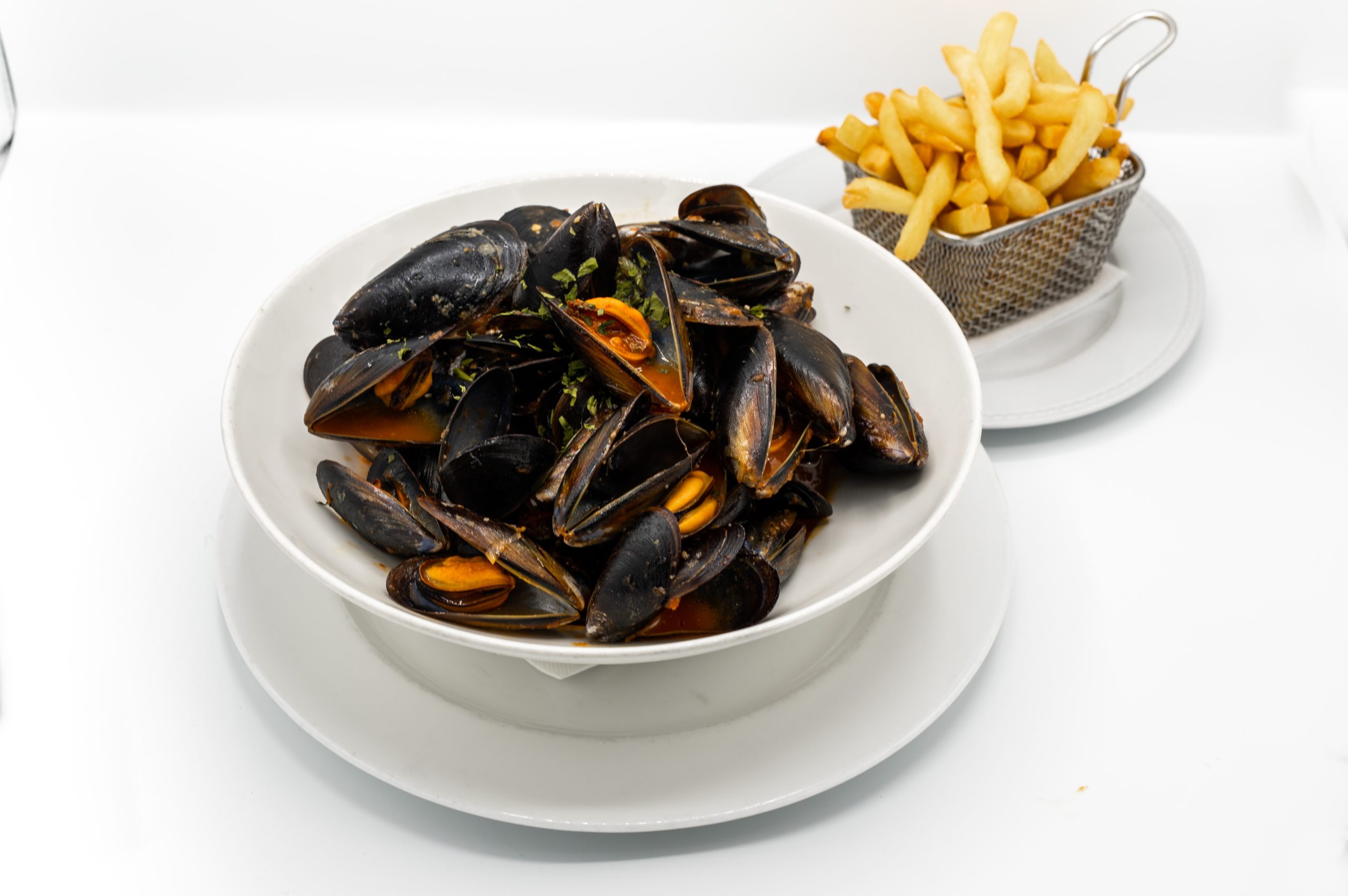 Moules à la Marinière & frites